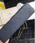 Сумка Classic Flap Bag Caviar Medium Navy Blue